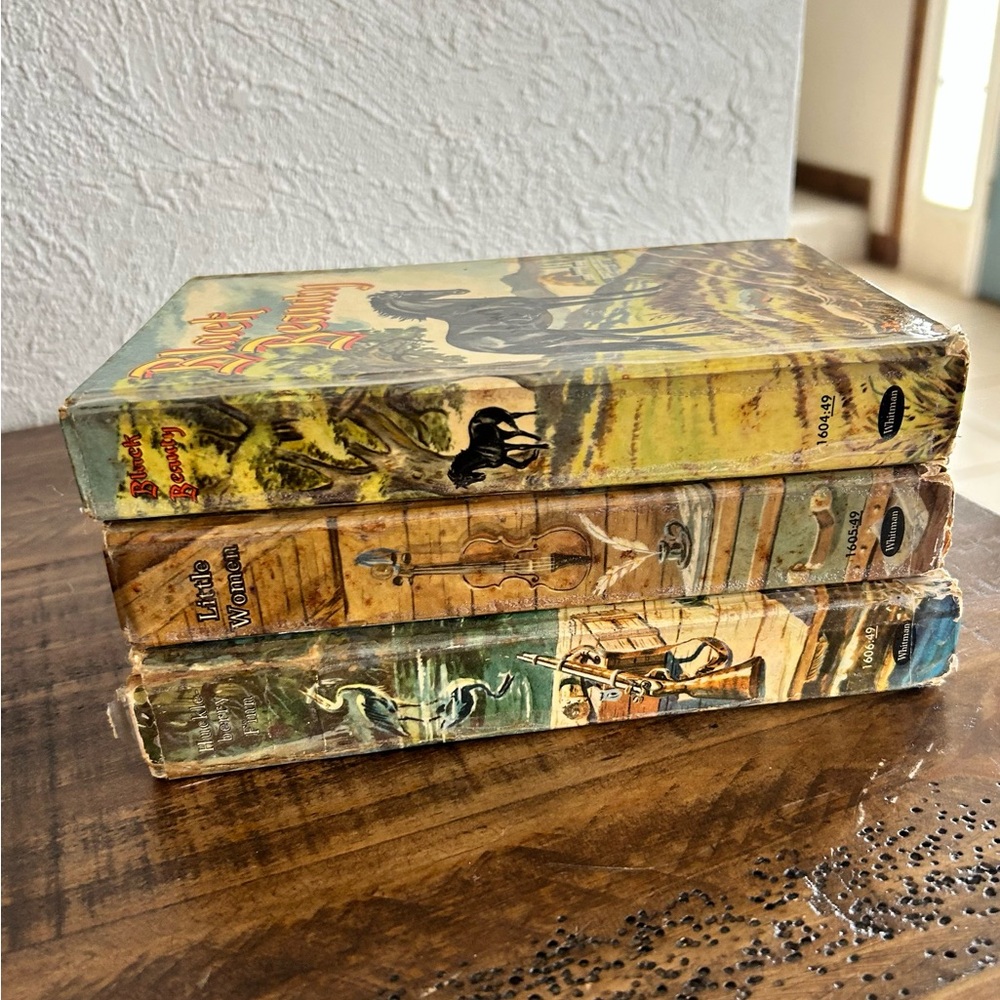 Vintage Books - Black Beauty, Little Women, and Huckleberry Finn